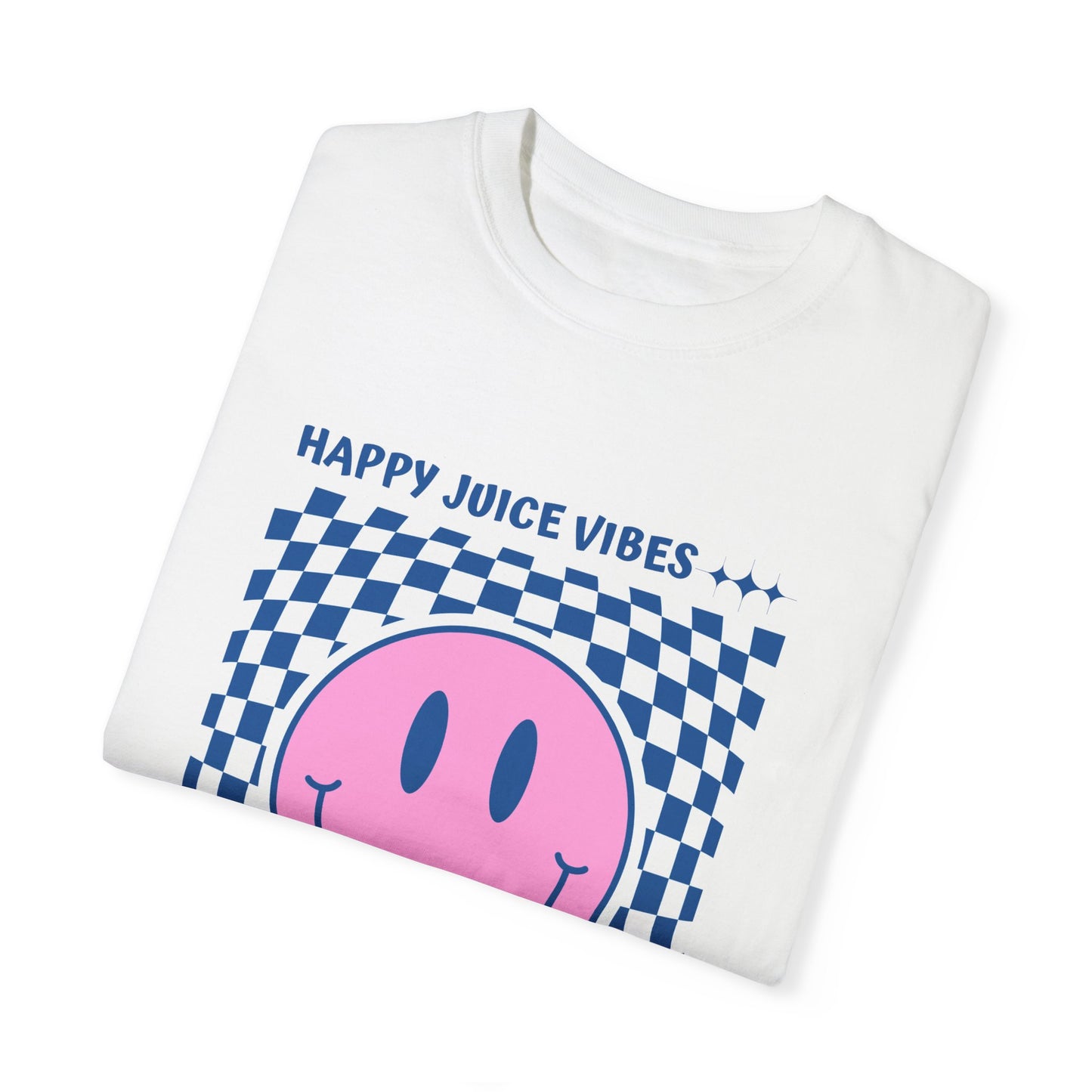 Happy Pink Unisex Garment-Dyed T-shirt