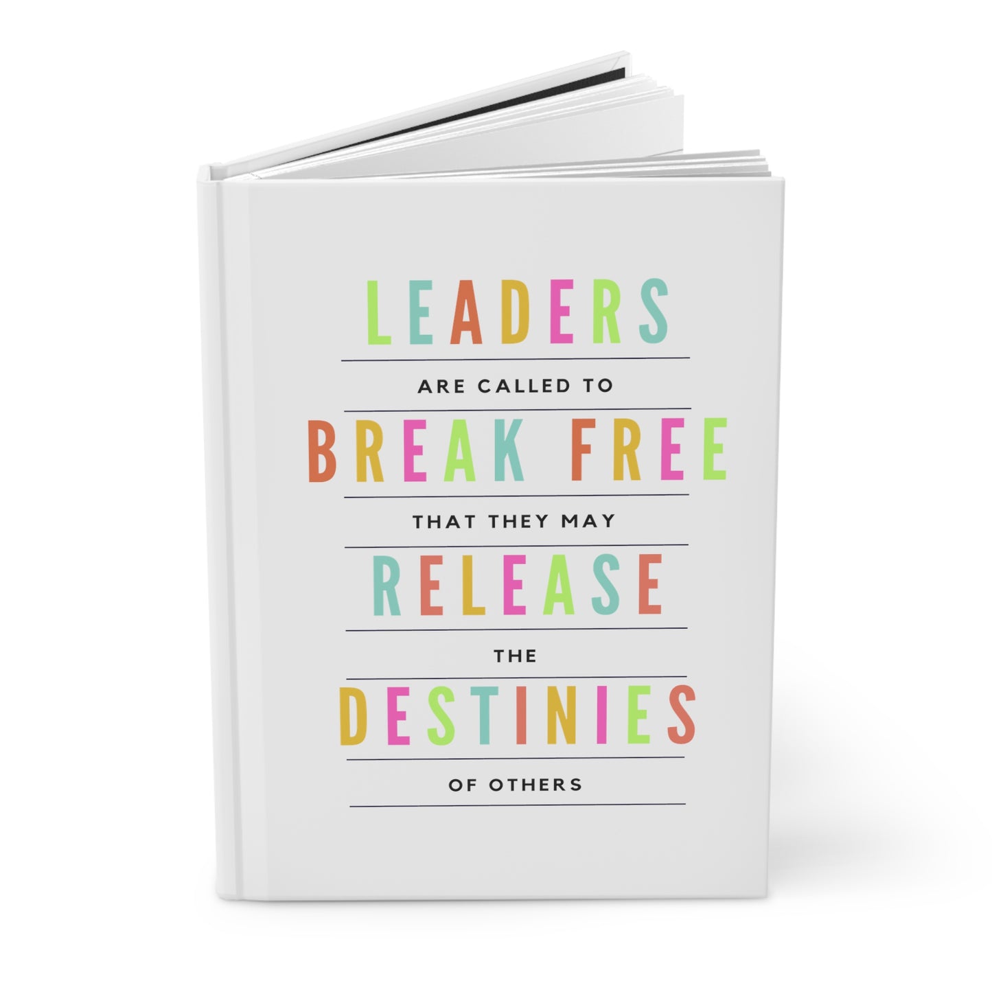 Leader Hardcover Journal Neon Matte