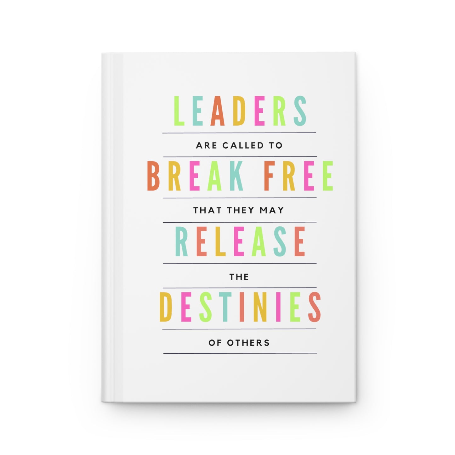 Leader Hardcover Journal Neon Matte