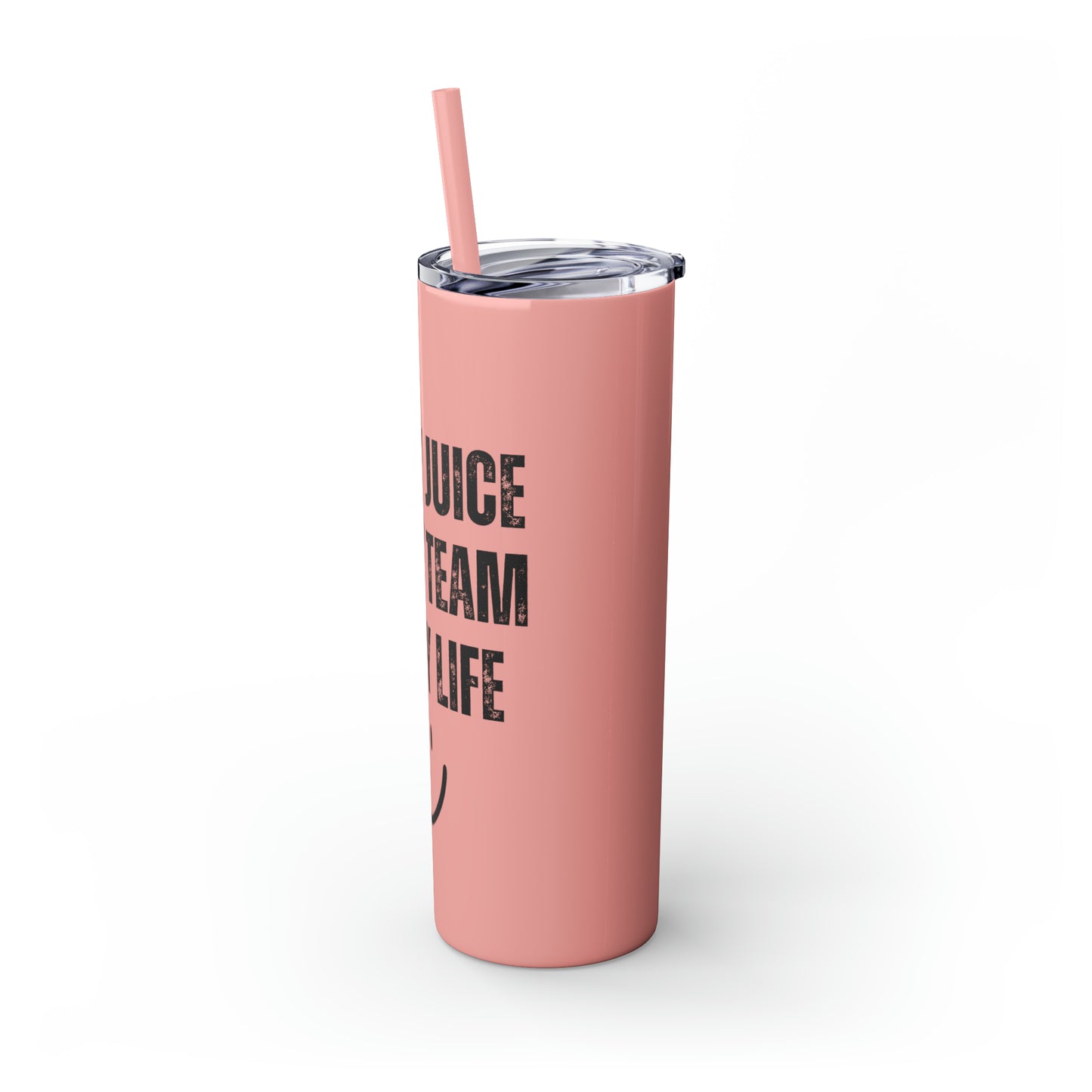 HJ HT HL Skinny Tumbler with Straw, 20oz