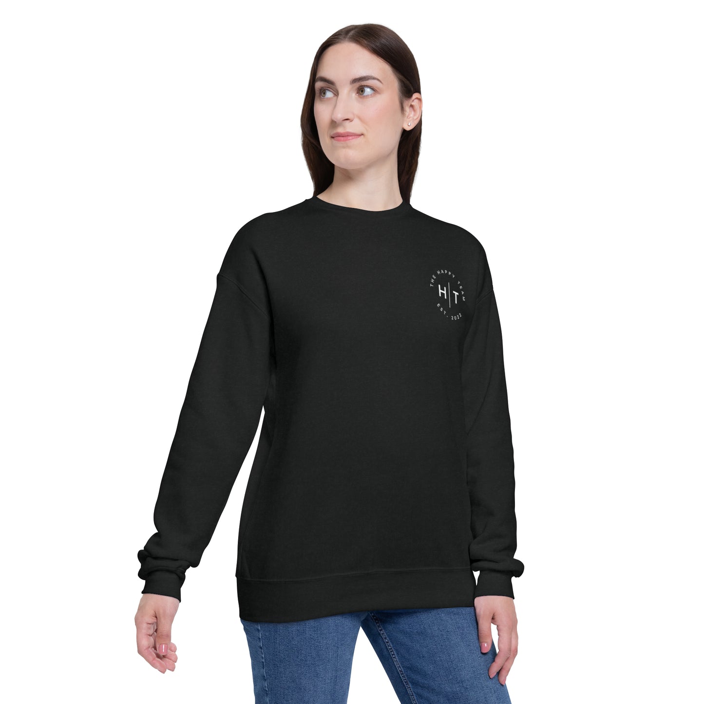 HT Logo Pocket Unisex Drop Shoulder Sweatshirt