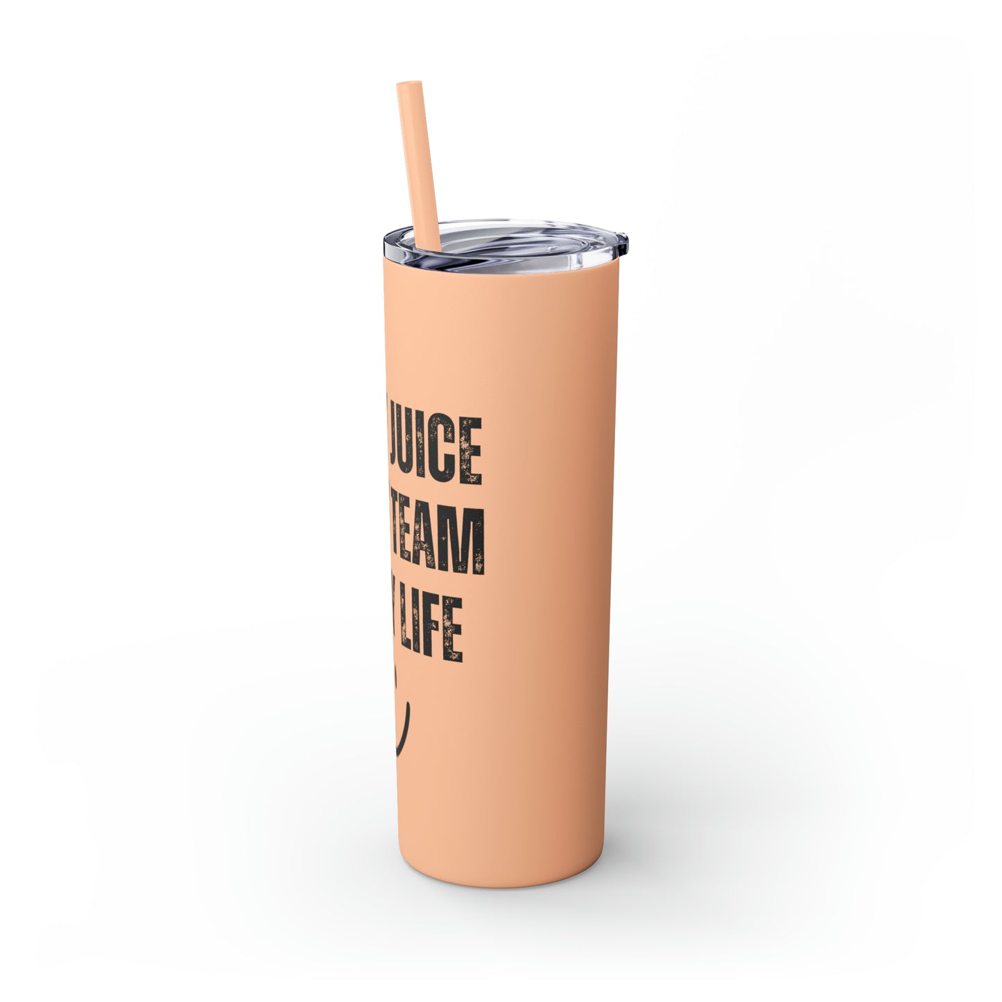 HJ HT HL Skinny Tumbler with Straw, 20oz