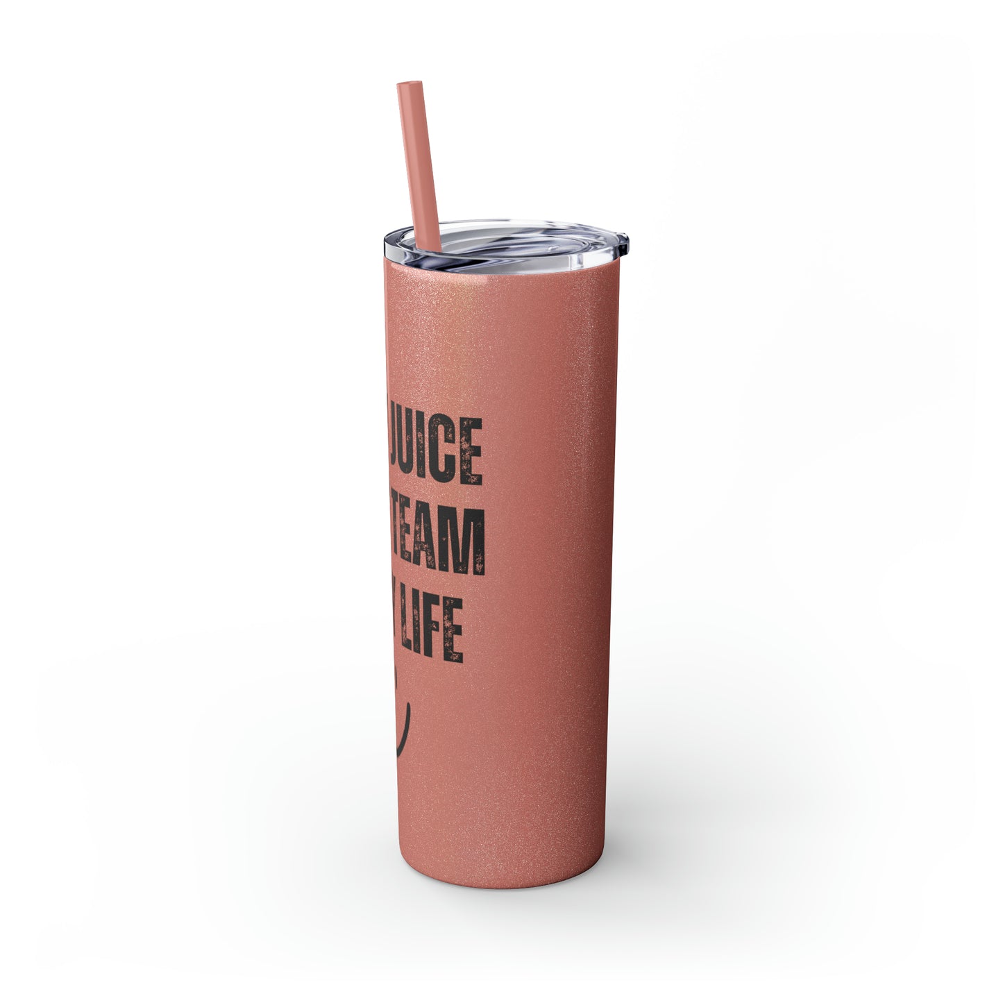 HJ HT HL Skinny Tumbler with Straw, 20oz