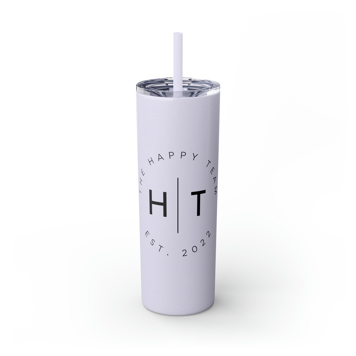 HT Logo Skinny Tumbler with Straw, 20oz