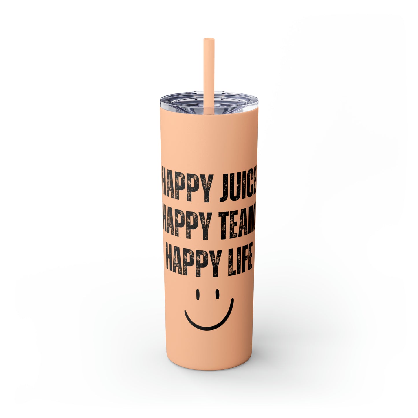 HJ HT HL Skinny Tumbler with Straw, 20oz