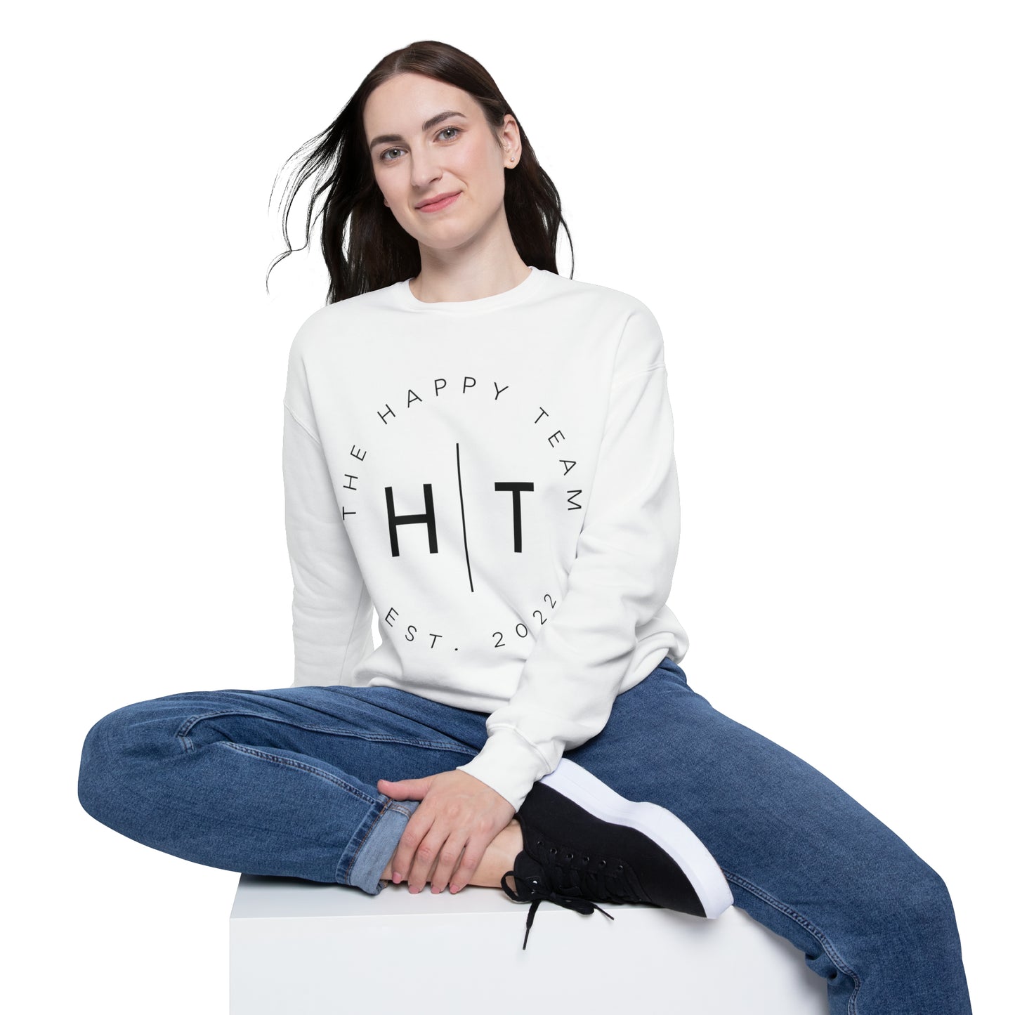 HT Logo Unisex Drop Shoulder Sweatshirt