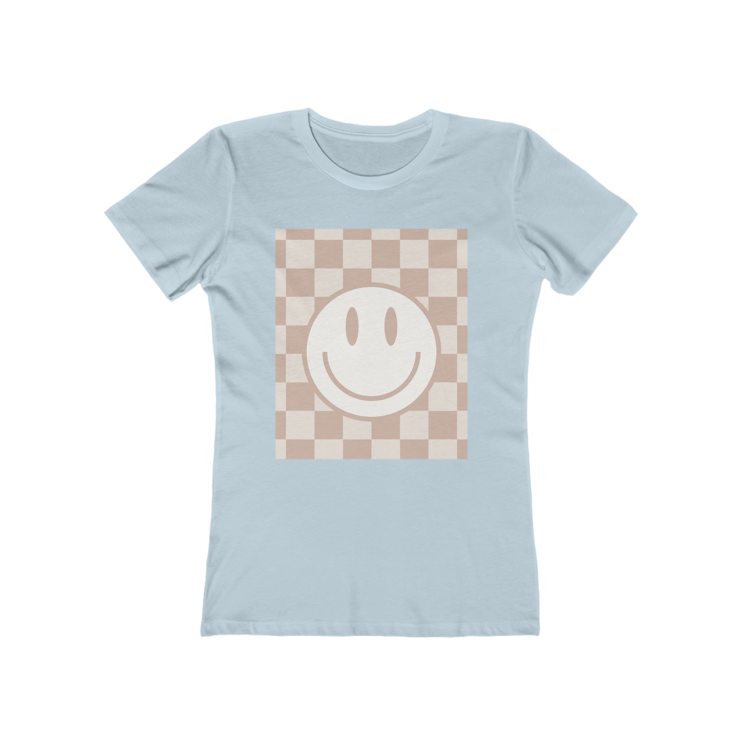 Smile Check Neutral Boyfriend Tee